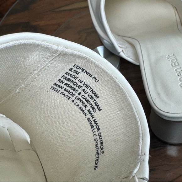 OPEN EDIT Penni Platform Slide Sandal In Ivory - Picture 10 of 15